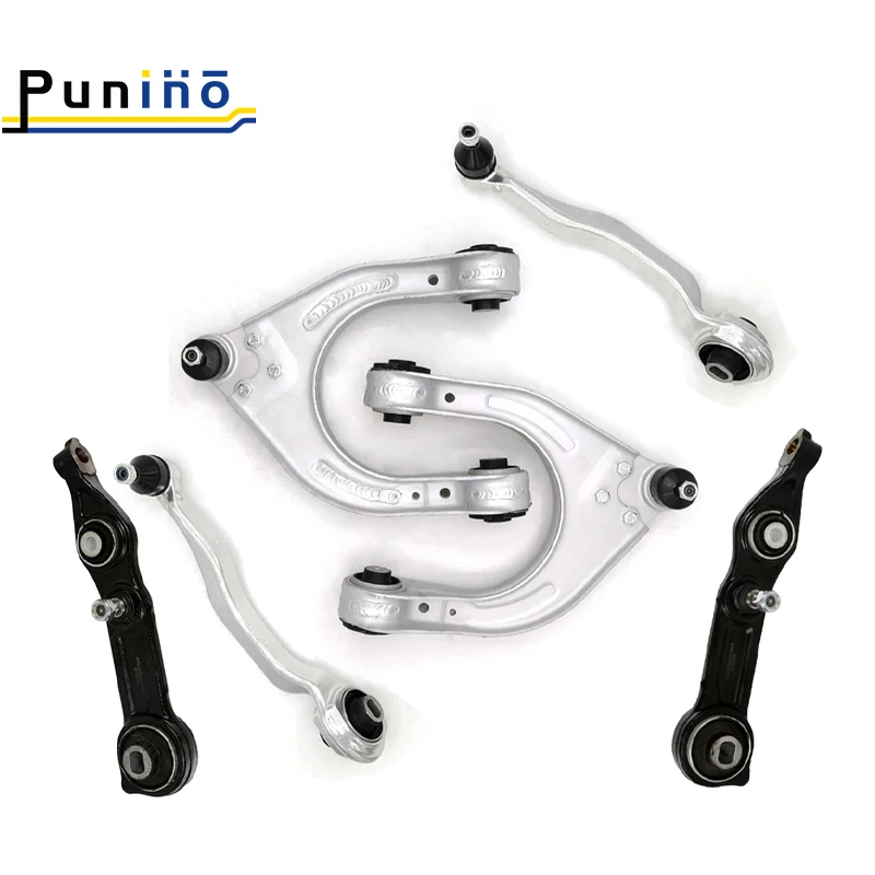 Punino 6pcs Front Upper Lower Suspension Control Arm Kits for Mercedes Benz W211 E350 E550 CLS500 2003 2004 2005 - 2008 2009