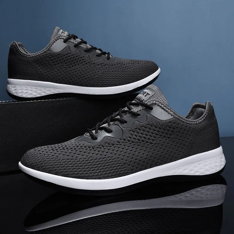 YRZL Mens Gym Shoes Breathable Sneakers Lightweight Walking Casual Non Slip Comfortable Shoes For Men Sport Training Footwear