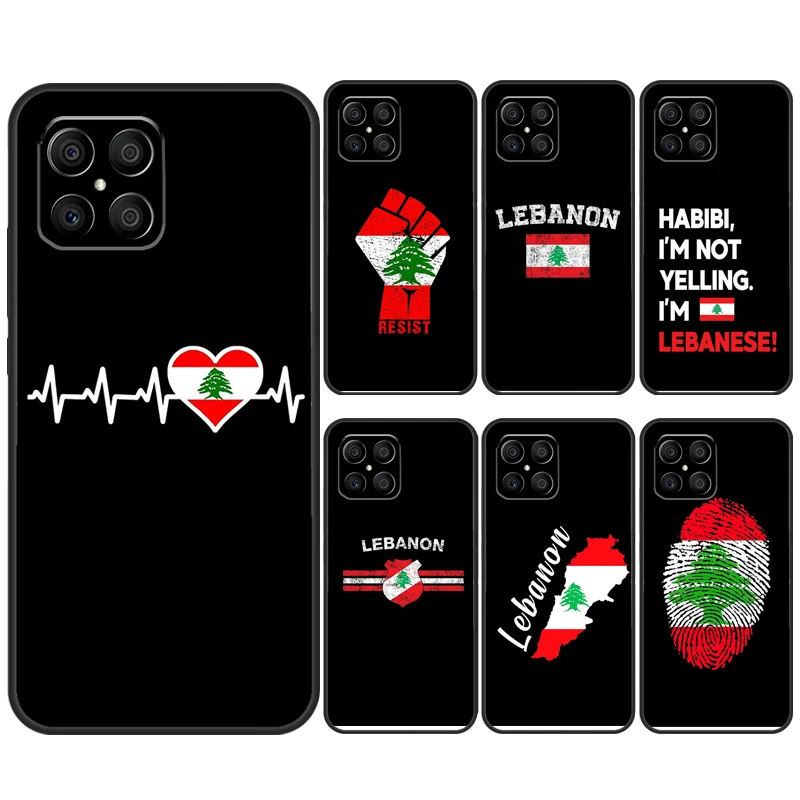 Lebanese Lebanon Flag Case For Honor 90 70 50 Lite Magic 5 Magic 6 Pro X6 X7 X8 X9 X6a X7a X8a X9a X8b X9b Cover