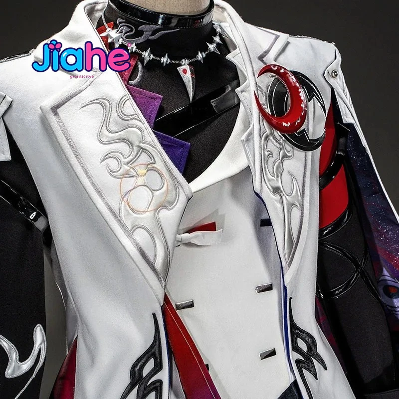 

Honkai Star Rail Ashveil Cosplay Costume Wig Uniform Hat Outfit Metal Accessory Ashen Detective Agency Halloween Party Women Men