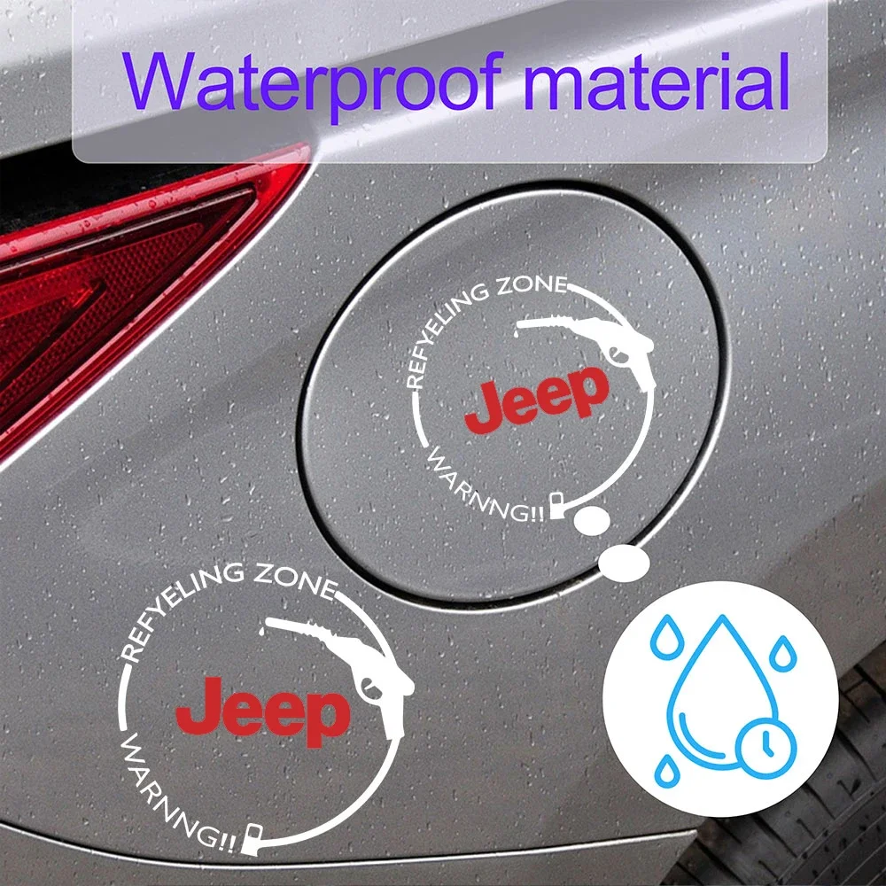 Cubierta Decorativa para la Tapa del Tanque de Combustible, Accesorios Exteriores para Jeep Avenger, Compass, Wagoneer, Gladiator, Patriot