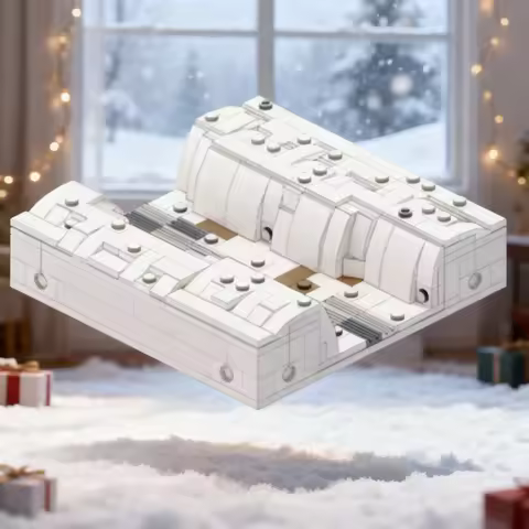 269pcs MOC Hoth Trench Straight Star Battle Model Building Blocks Architecture Assemble DIY Creative Toys Christmas Gifts Idea