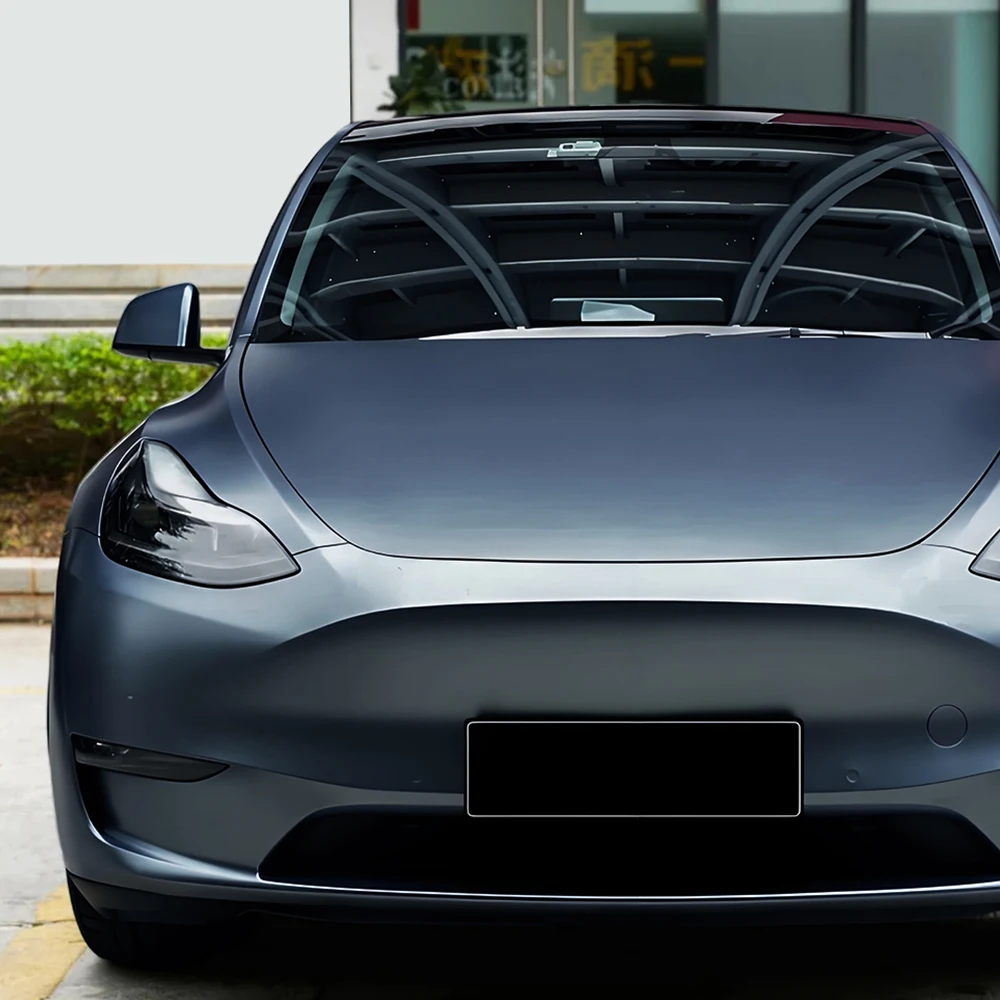 

Car Wrapping Vinyl Film Matte Metallic Storm Blue Bubble Free Sticker PET Auto Body Self Adhesive Sticker Car Accessories