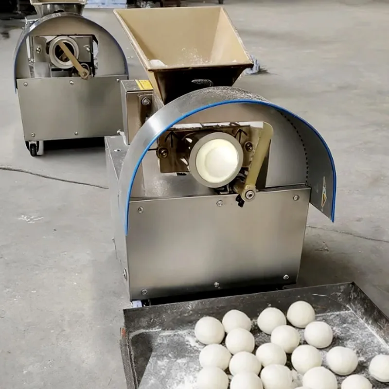 150-200KG/H Bun Dough Cutting Machine Biscuit Dumpling Dough Flour Rounder Cutter Sheeter Machine Dough Divider