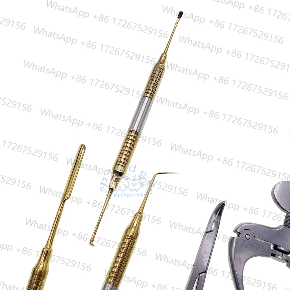 Pet 9 in 1 Cat Rodent Dental Instruments Kit Premium Standard Mouth Gag Openers Rabbit Cheek Dilator Teeth Extraction Forcep
