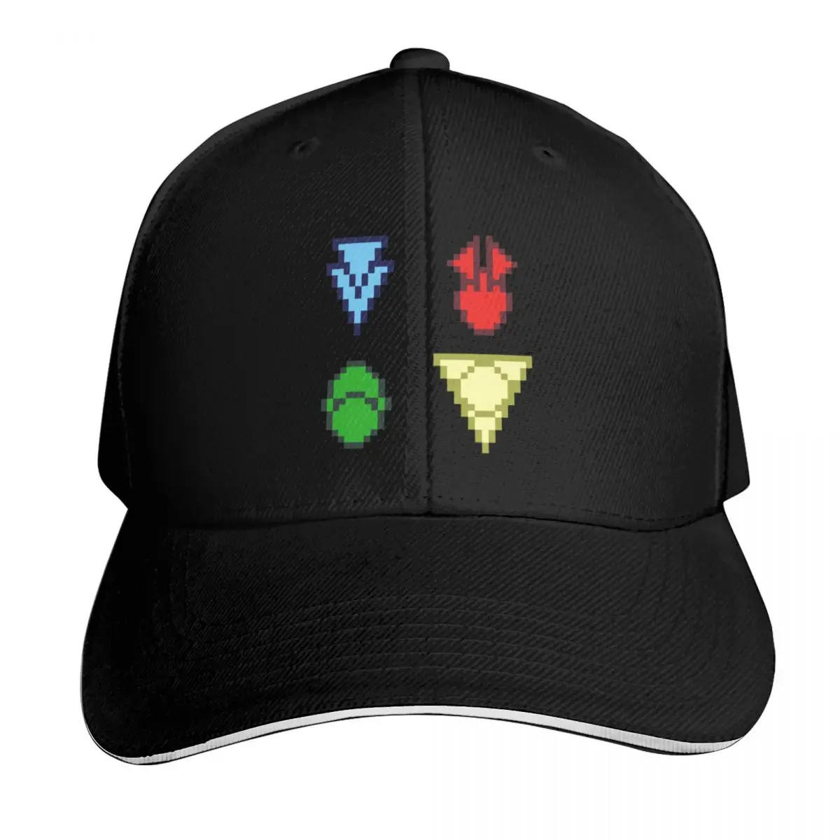 Twilight Imperium 4th Edition Technology Symbols Pixel Art (Square) Baseball Cap Men Women Casual Summer Sport Sun Cap
