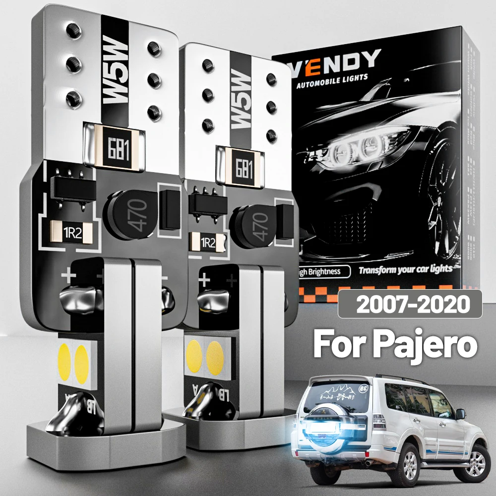 

2 шт. светодиодная подсветка номерного знака для Mitsubishi Pajero V80 V93 V97 V98 2007-2020 2013 2014 2015 2016 2017 2018 аксессуары Canbus