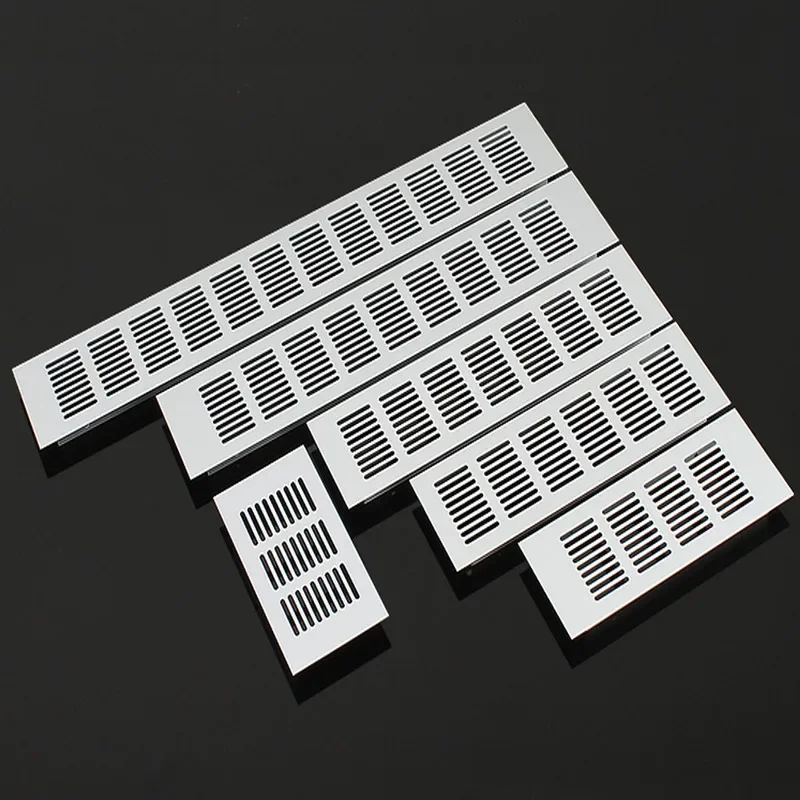 Perforated Aluminum Air Vent Grille Cover Ventilator for Closet Shoe Cabinet Air Conditioner 60 100 150mm