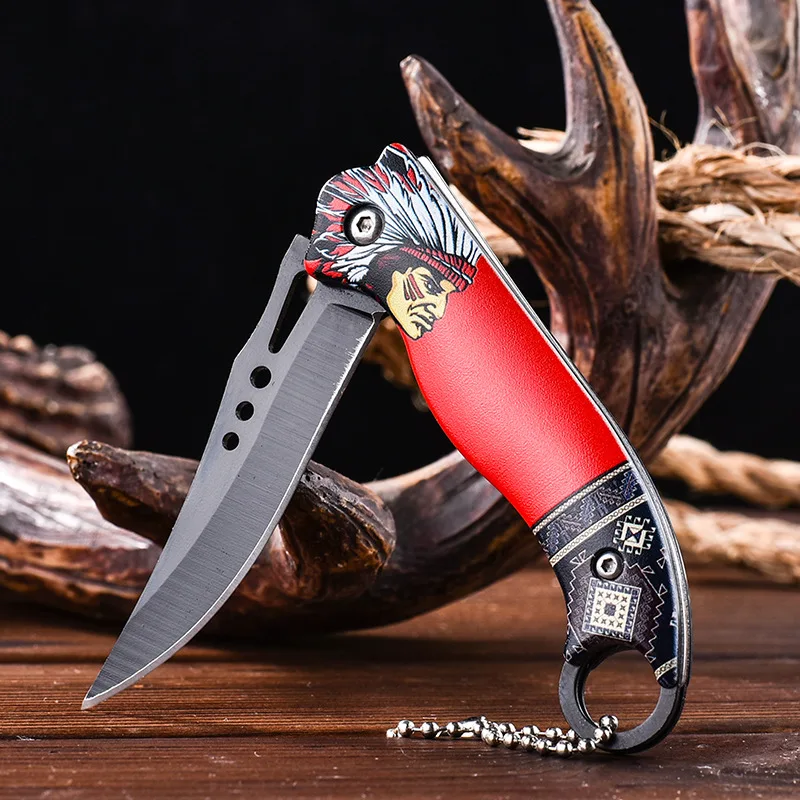 Featured Chief Outdoor Folding Knife Portable Small Knife Wilderness Survival Folding Knife Multi functional High Hardness Knife