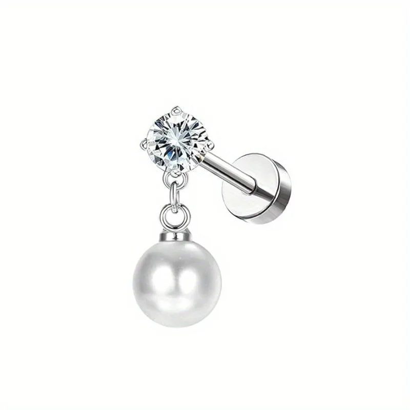 Women's Stainless Steel Stud Earrings by Drperfect