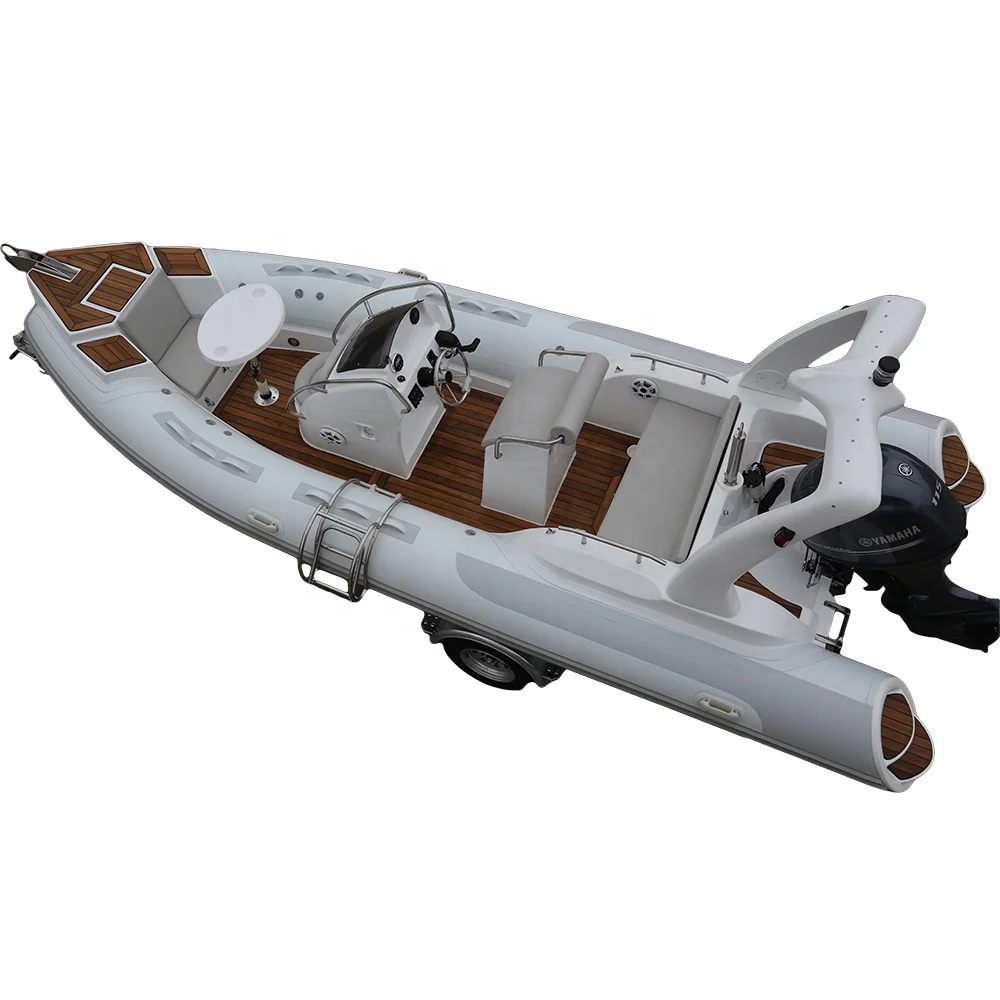 19 قدم 5.8 متر هيبالون ضلع 580 يخت رياضي قابل للنفخ مع مجموعة كومبو للصيد والترفيه في الهواء الطلق #6