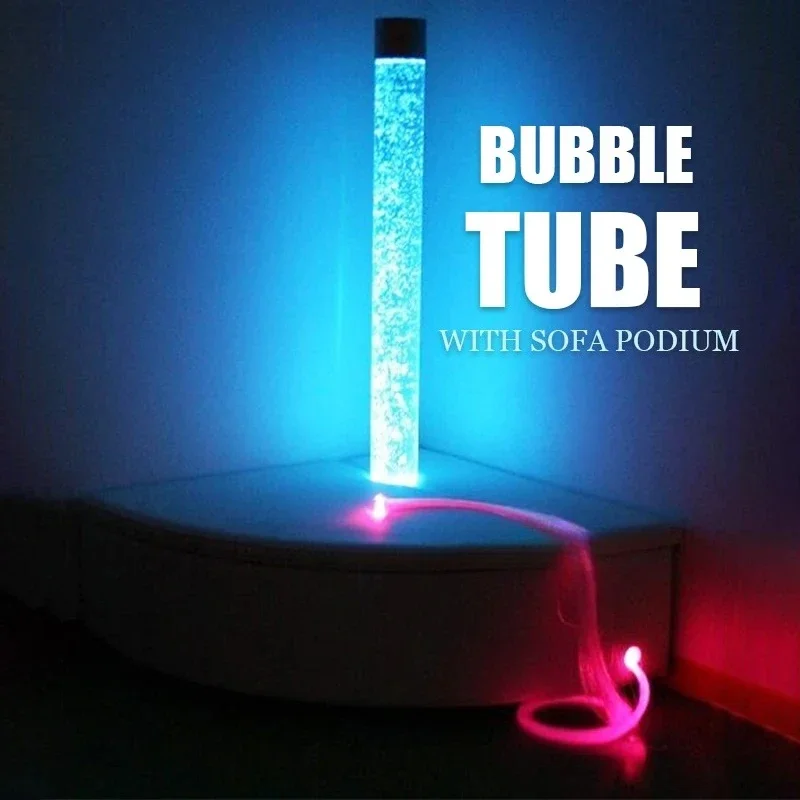 Calming Lighting LED Water Bubble Tubes Sensory Experiences Interactive Touch-Sensitive Bubble Tube Kits