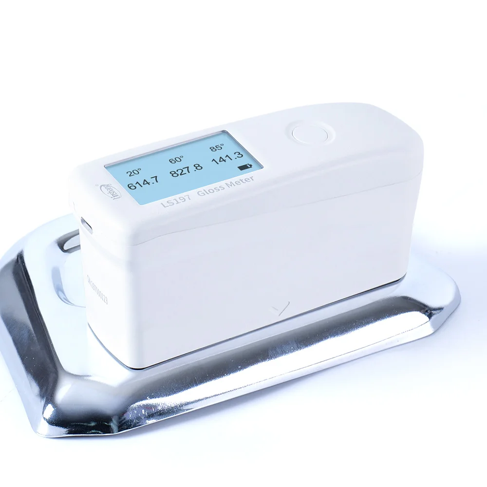 

LS197 Digital Gloss Meter 20 60 85 Degree Three Angles Glossmeter Metal Plastic Marble Glossmeter Gloss Meter for Paint