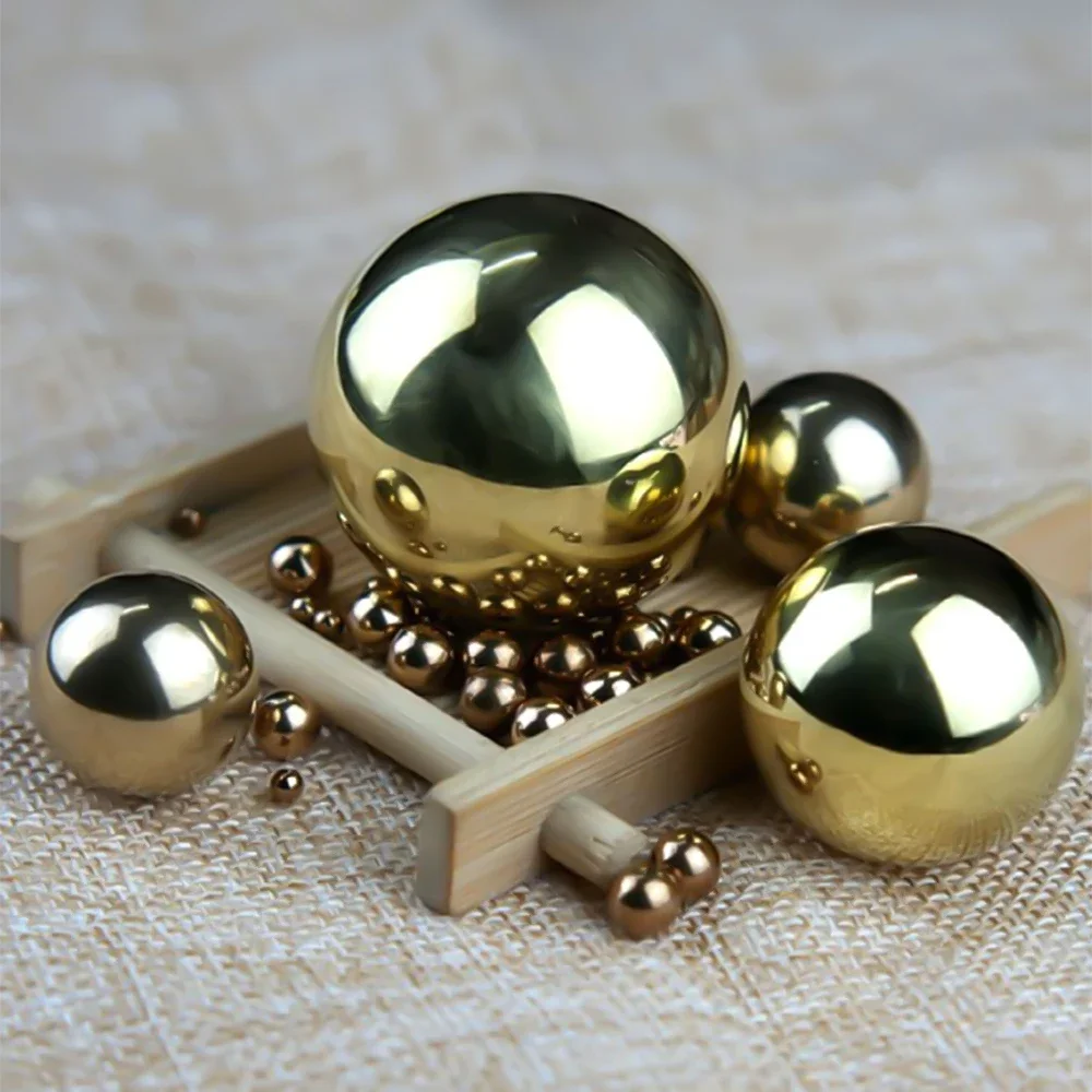 H62 Solid Copper Balls Pure Brass Precision Copper Beads 1/1.5/2/2.5/3/3.5/3.175/4.5/4..45/5/6/7/9.525/10/12/12.7/15/19.05~60mm