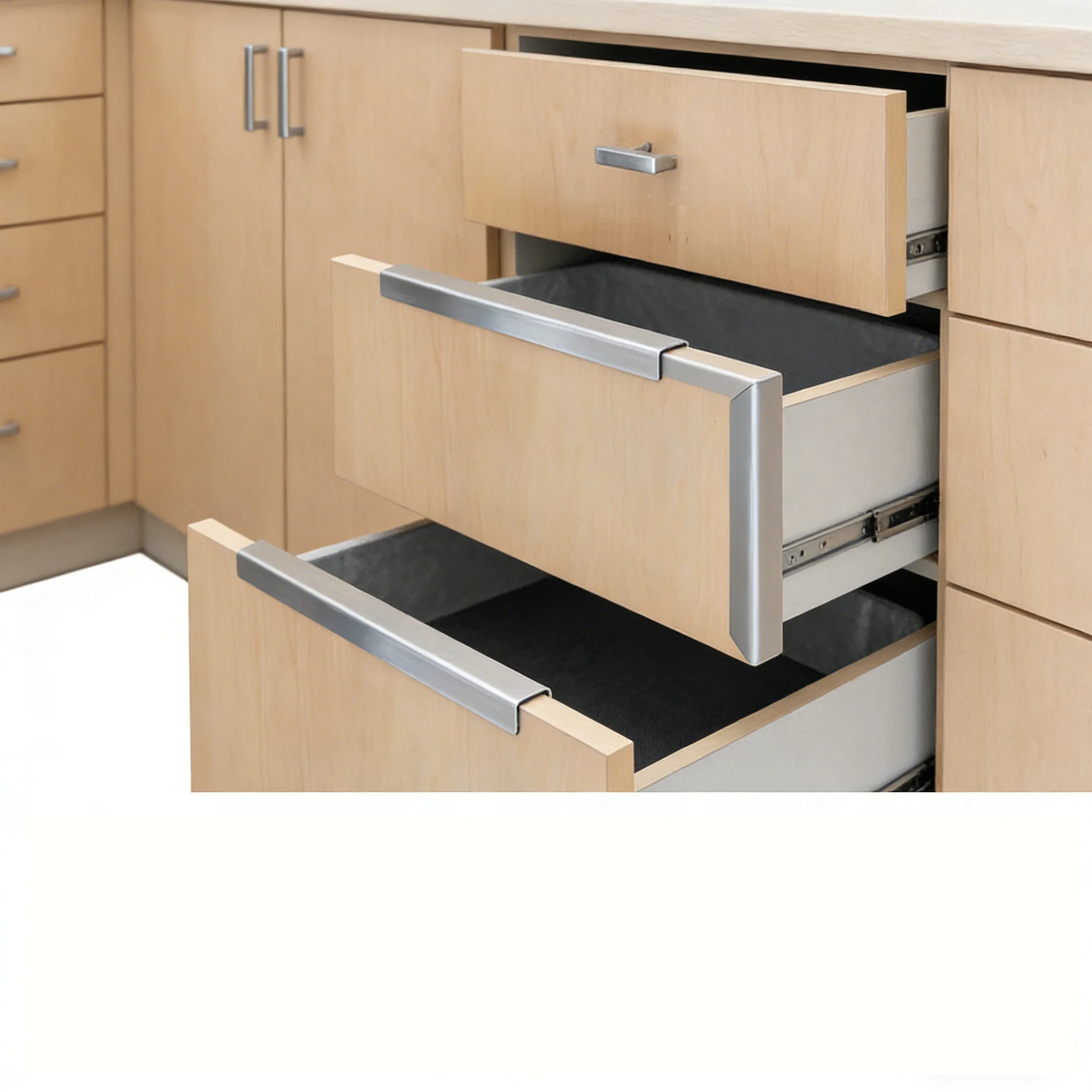 

Крышка ящика, защитная полоса для шкафа, подходит для ящиков и дверей, аксессуары для защиты дома из нержавеющей стали