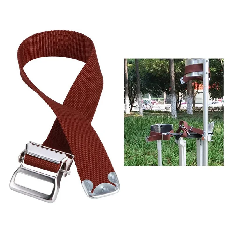 

AB46-Stilt Leg Bands Straps, Adjustable Comfort Drywall Stilts Leg Band Straps Loop Home Improvement Replacement Part 4Pcs