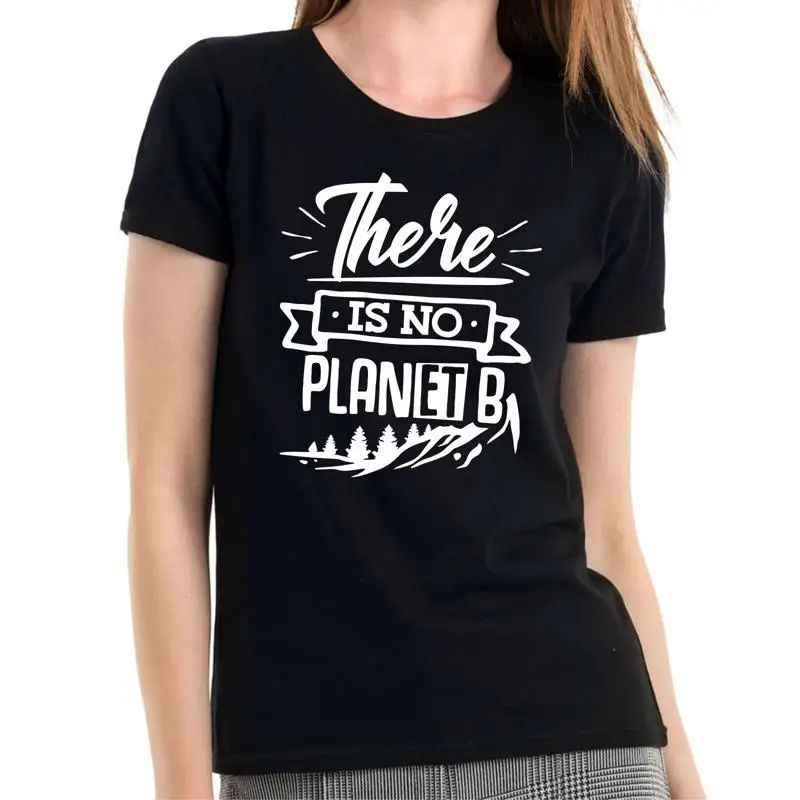 تي شيرت Ci Is No Planet B Friday Weather Demo Future Strike للسيدات