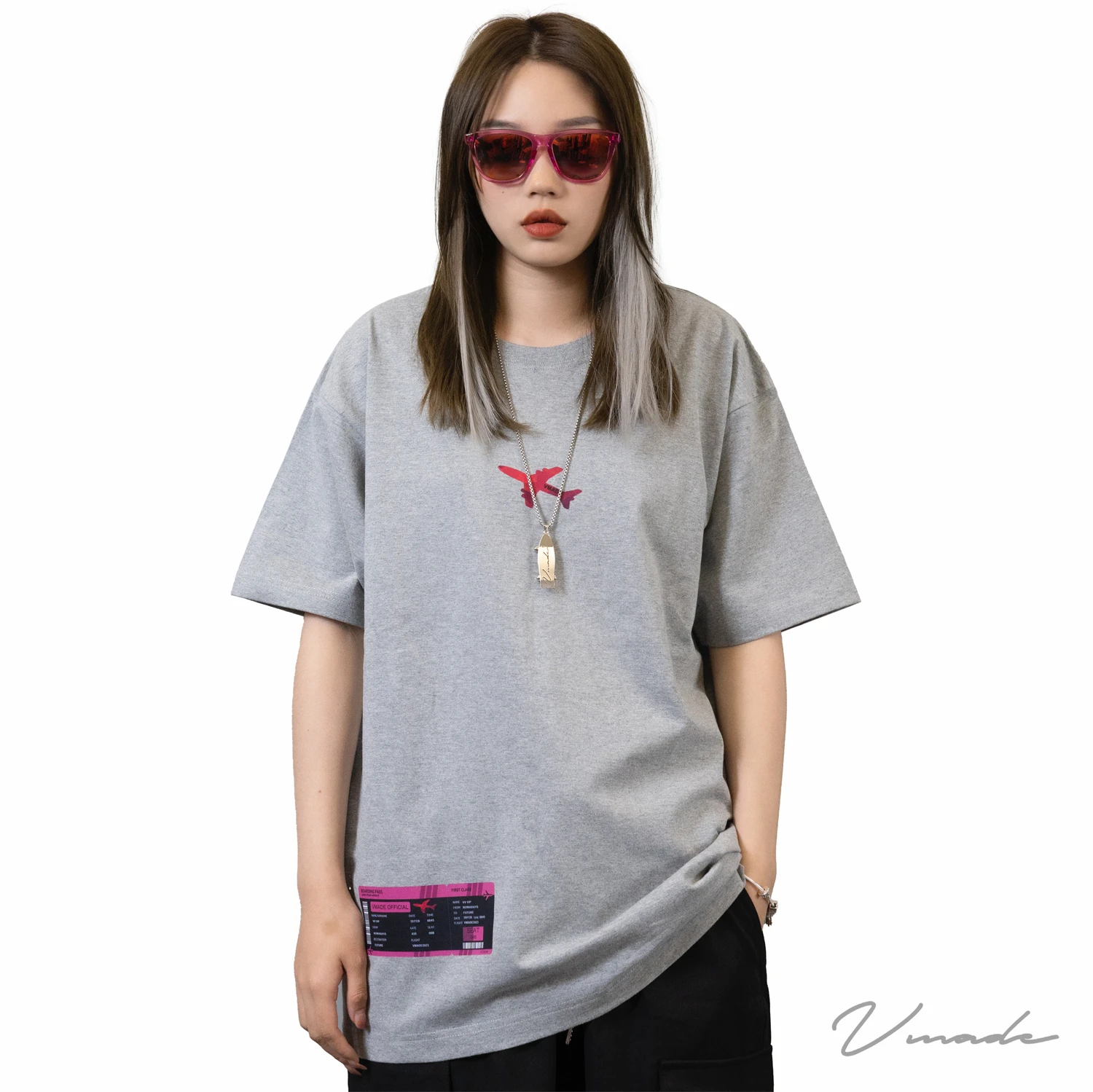 

VMADE T32 Heavy Cotton Barrel T-shirt Men's Clothing Larger Prints New Streetwear Casual Hip Pop