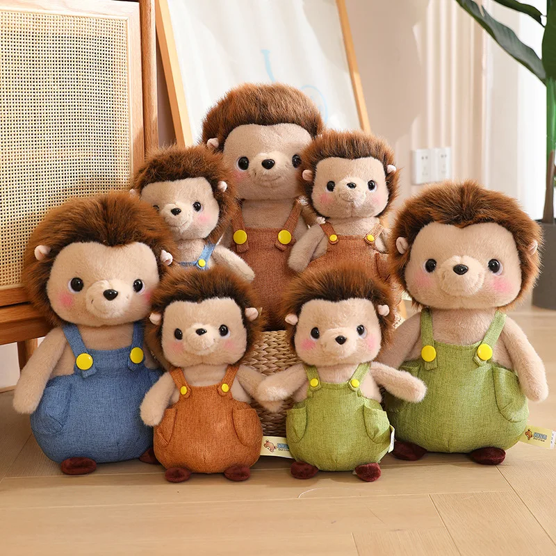 Kühlen Boom Haar Hedgehog Junge Plushie Gefüllte Kuschel Spielzeug Gefüllte Bib Insgesamt Tiere Baby Lebensechte Hedgehog Geburtstag Geschenk Kinder