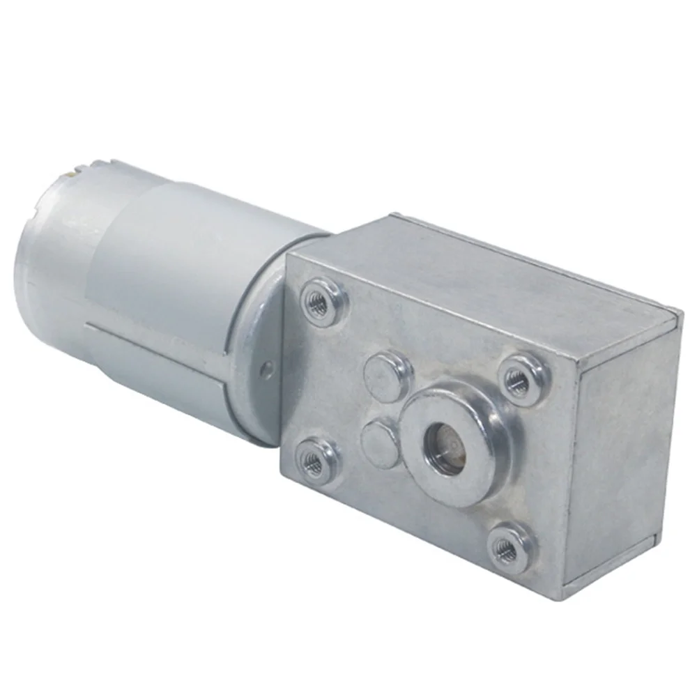 5840 555 DC Worm Gear Motor 12V 24V Forward And Backward Adjustable Speed Self Locking Turbo Worm Gear Motor Reducer Gearbox