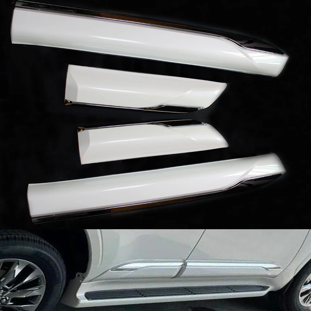 

Door Body Molding For TOYOTA Land Cruiser 300 Series LC300 2022 Door Body Anti-scratch Protector Car Side Strips Trim Cover 4pcs