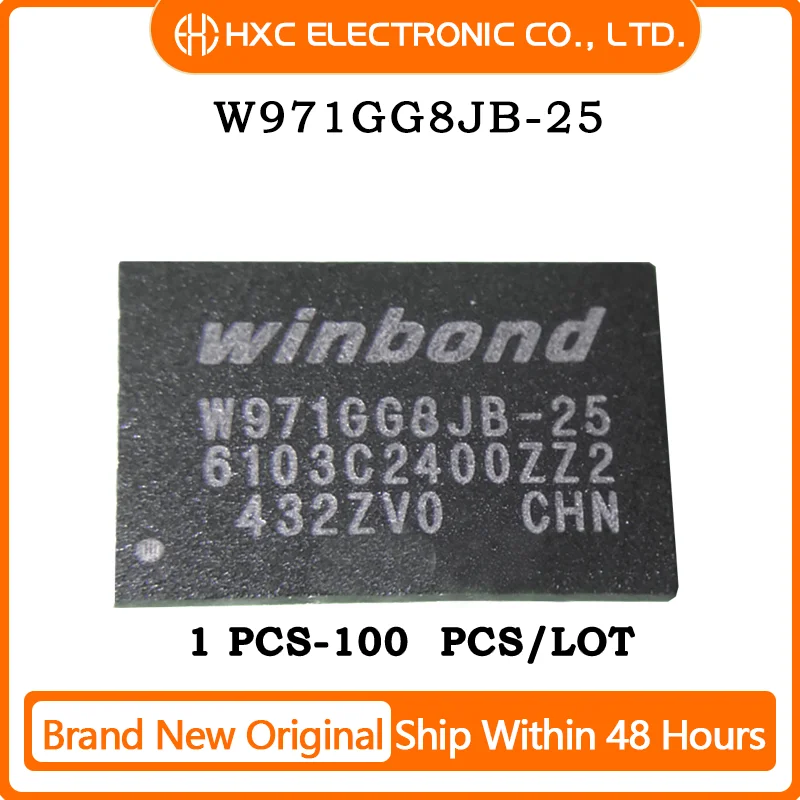 

Free Shipping 1PCS/10PCS/50PCS/100PCS W971GG8JB-25 BGA-84 Brand New Original IC CHIP