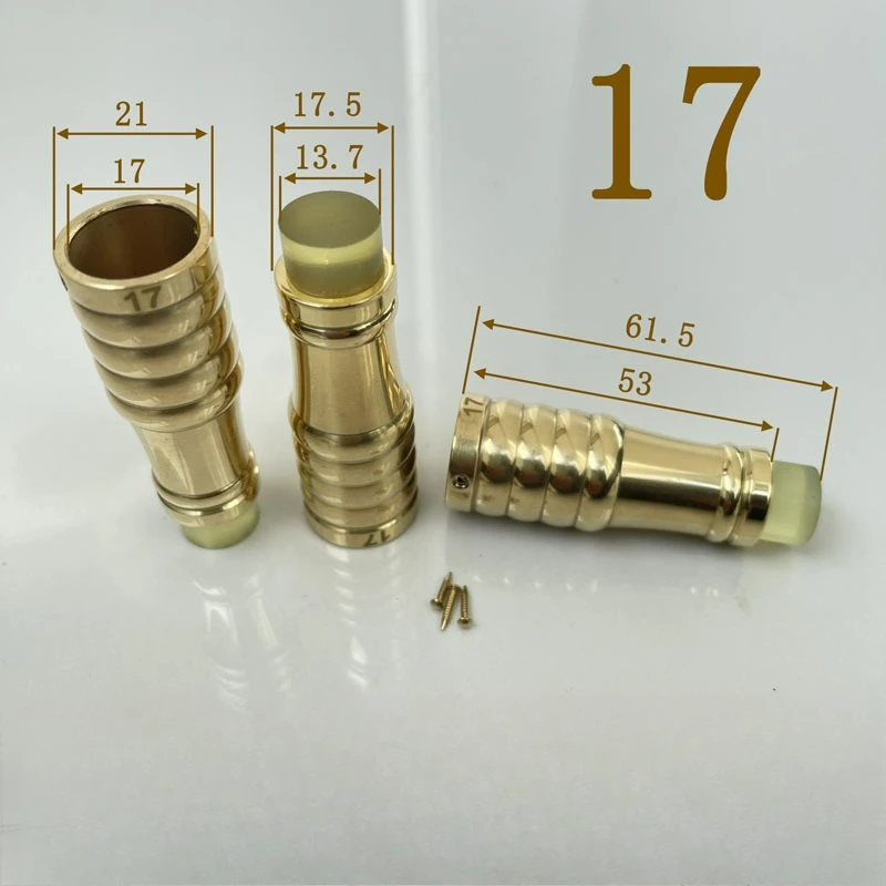 1PCS Messing Rohr Krücke Spitze mit Anti-Skid 12mm-26mm für Wandern Pole Stuhl Bein füße Ersatz – Detail 4