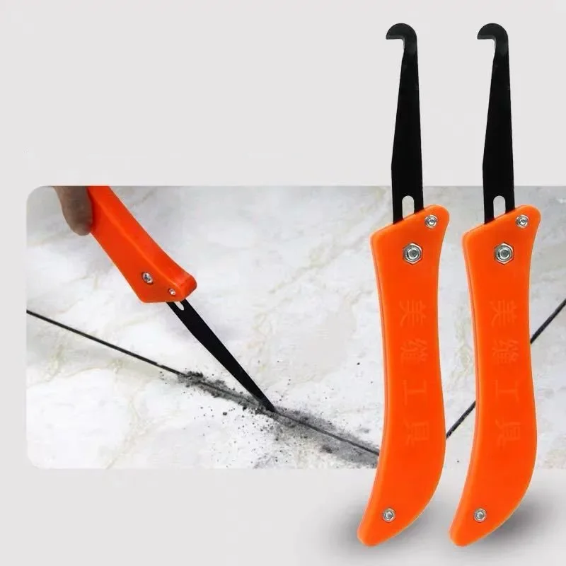 Professional Cleaning and Removal of Old Grout Hand Tools Tile Gap Repair Tool Hook Knife Tungsten Steel Joint Notcher Collator