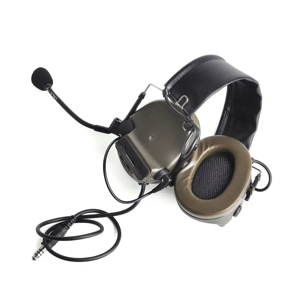 Taktisches comtac iii c3 flexibles Headset u94 ptt taktische Kopfhörer zum Schießen und Jagen