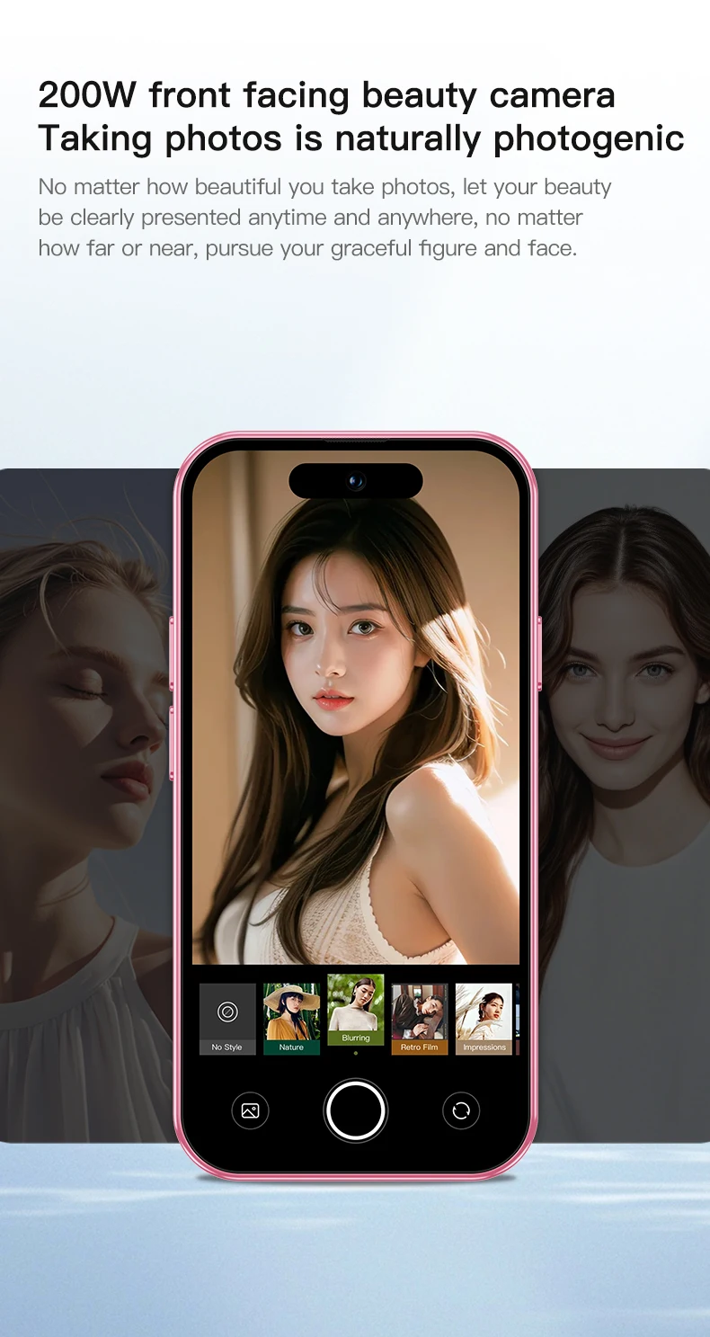ONEMYTH M17 Pro Mini Smartphone Quad Core 2000mAh LTE 4G Dual SIM Type-C Android 12.0 Mobile CellPhone Face Unlock