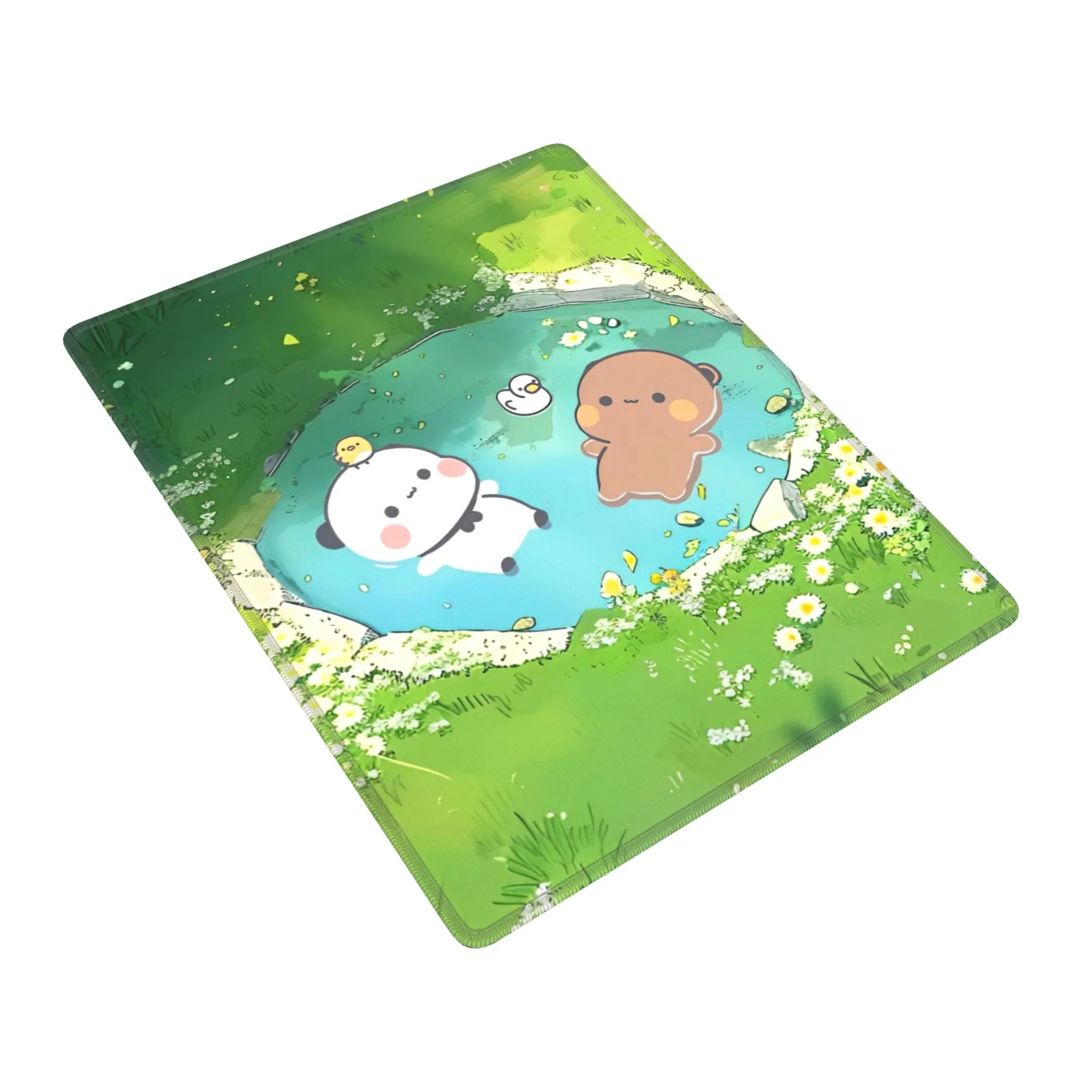 

Kawaii Cute BuBu Panda Dudu Game Mouse Pad Keyboard Table Mats Rubber Mousepad for Gamers