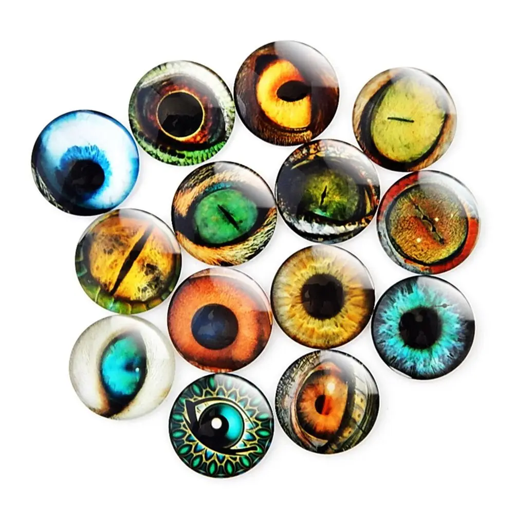 Crystal Plastic Eyes para DIY Doll, Stuffed Toys Peças, Acessórios Boneca, Artesanato Olhos, Alta Qualidade, 6mm-20mm, 20Pcs, 10 Pares