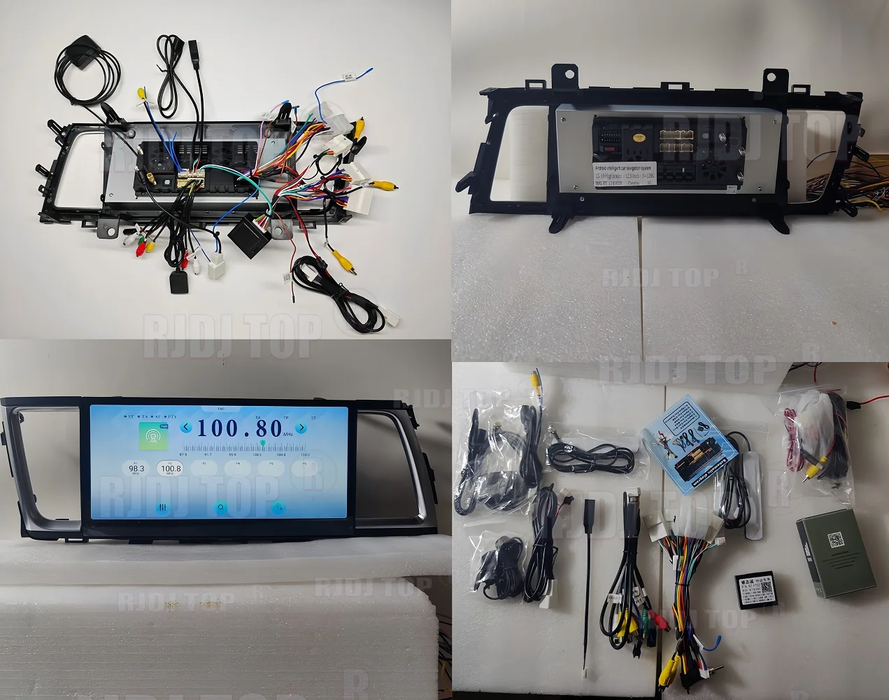 

Мультимедийный экран Android 14, для Toyota Highlander 2015-2020, автомобильный радиоприемник, dsp, видеоплеер, GPS-навигация, экран Carplay, WIFI, IPS