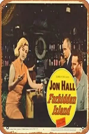 Forbidden Island movie posters (1959) Metal Tin Sign 8X12 Inches Man Cave Retro Vintage Wall Decor Art