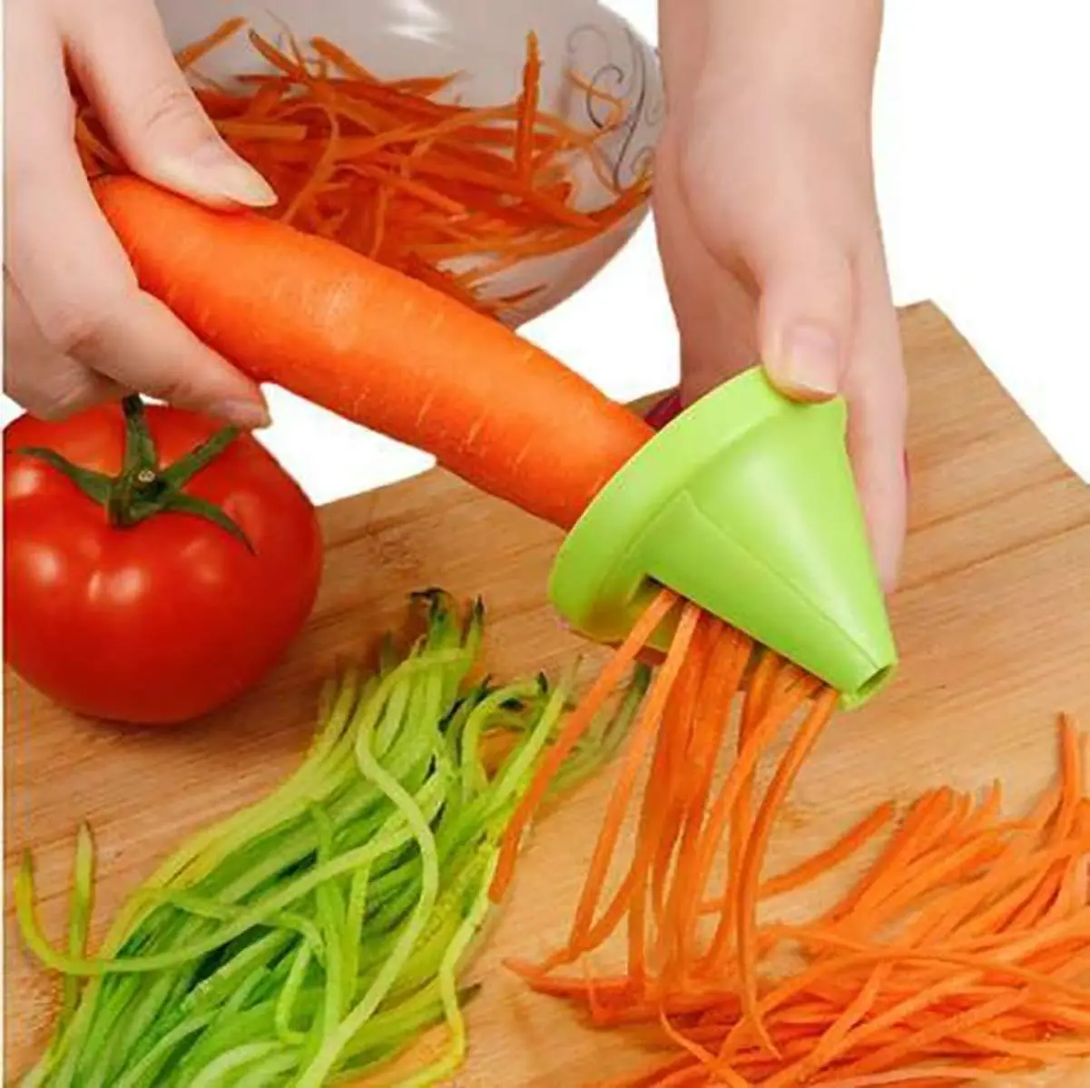 Multifunctional Shredder Creative Spiral Handheld Spiralizer Cutter Grater Slicer Cutters for Kitchen Vegetable Fruit Gadget image 3