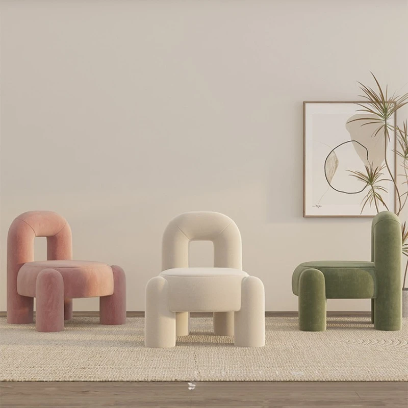Single sofa sitting area special-shaped model