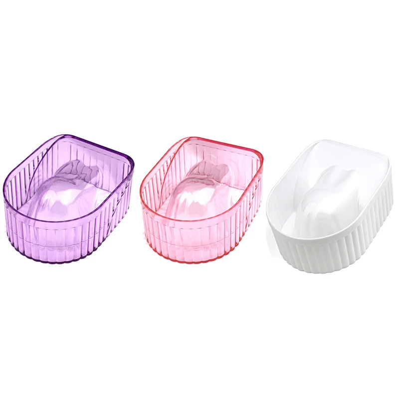 Nail Soaking Bowl Acrylic Soak Off Gel Polish Dip Powder Remover Manicure Bowl For Home Bowl For Nail Art Hands Gel Soak Off