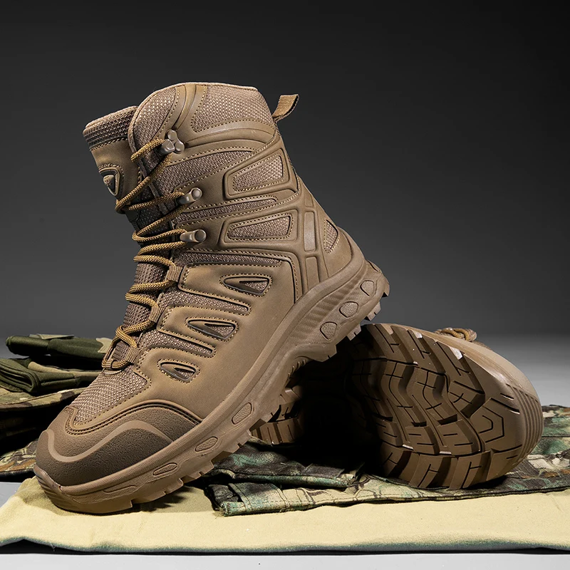 

Уличная походная обувь, мужские ботинки, Нескользящая повседневная обувь с низким берцем, мужская износостойкая мягкая дышащая спортивная обувь на шнуровке