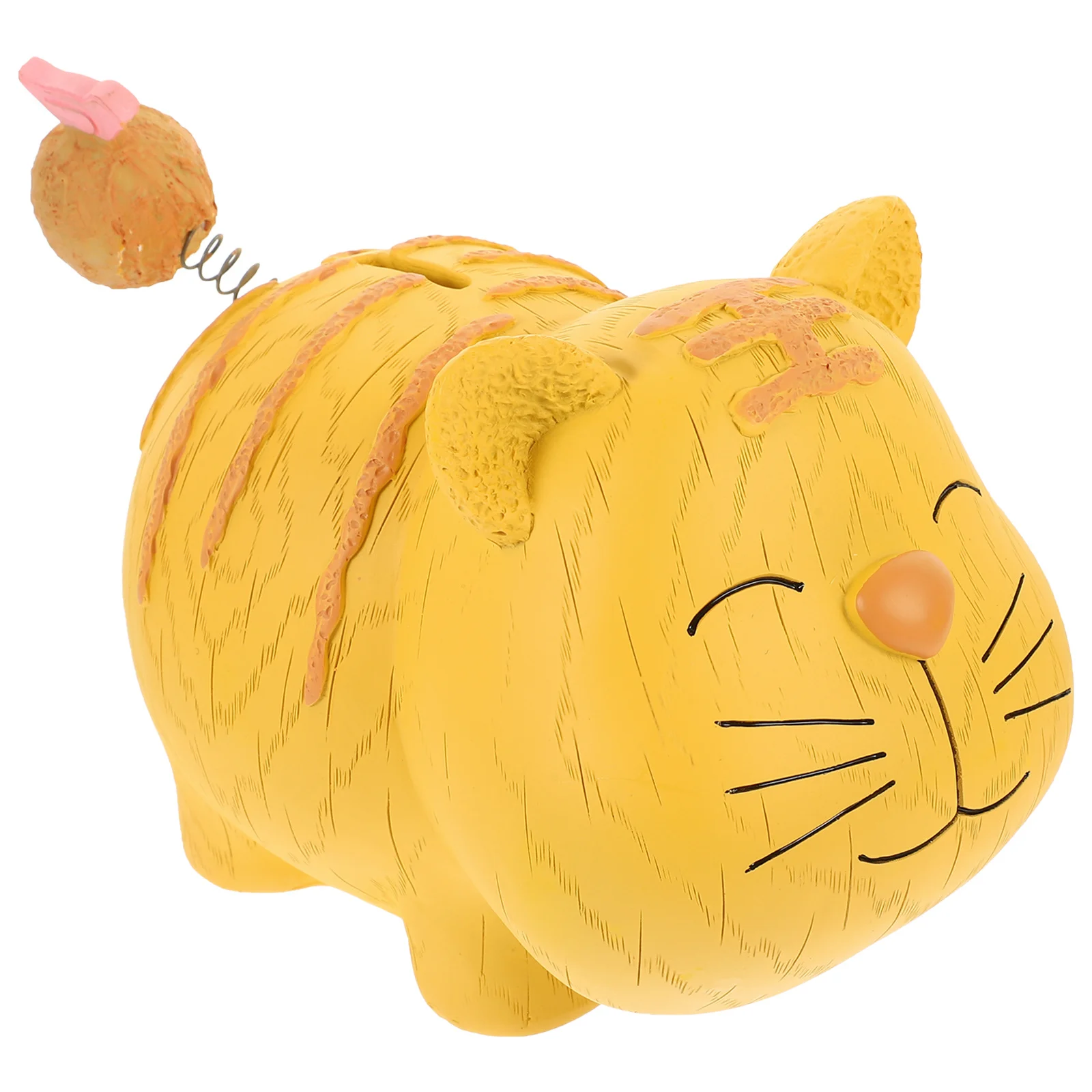 Duża skarbonka w kształcie kreskówkowego tygrysa, wykonana z żywicy, zabawna skarbonka dla dzieci, chłopców i dziewcząt, pomysł na prezent na święta i urodziny.