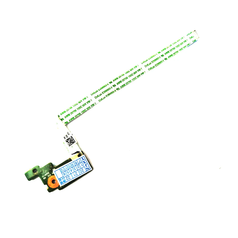 

New Replacement Notebook Repair Accessory ON OFF Switch for H 14-B DA0U33PB6D0 Laptop Power Button Board with Flex Ribbon Cable