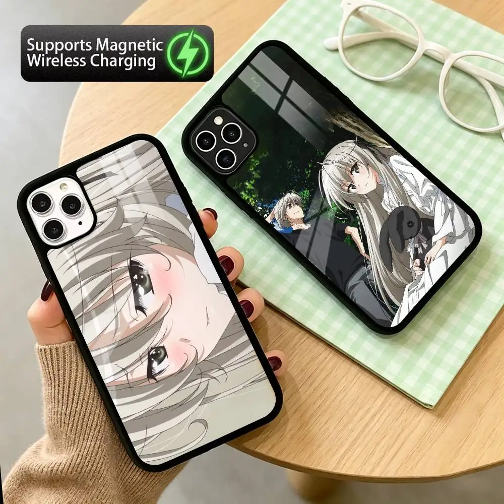 

Cute Y-Yosuga no Sora Phone Case For iPhone17,16,15,14,13,12,11 Plus,Pro Compatible with magnetic wireless charging