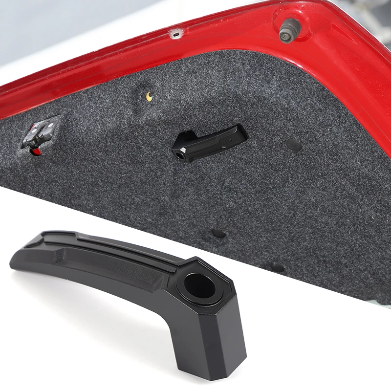 

Aluminum Alloy Car Rear Trunk Tailgate Door Assist Pull Handle Trim Fit For Fiat 500 2007-2025 Car Accessories