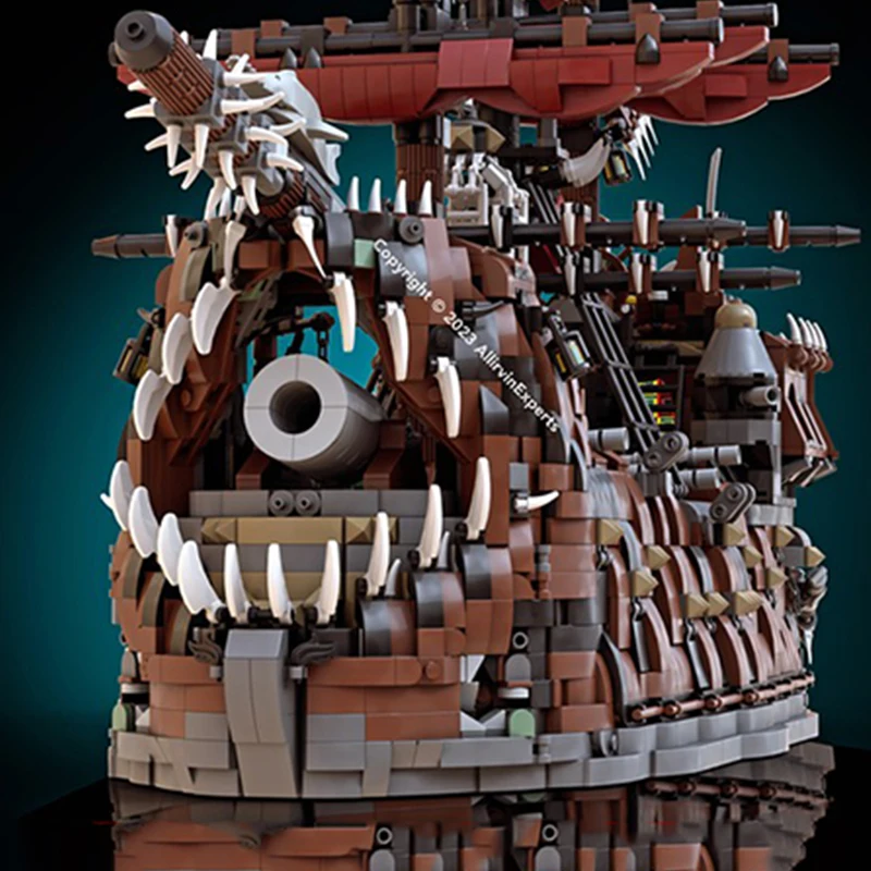 UCS 검은 진주 빌딩 블록 조립 벽돌 장난감, Moc The Ruined King Sailing Storm 보트 모델, 어린이 크리스마스 선물, 5847PCs