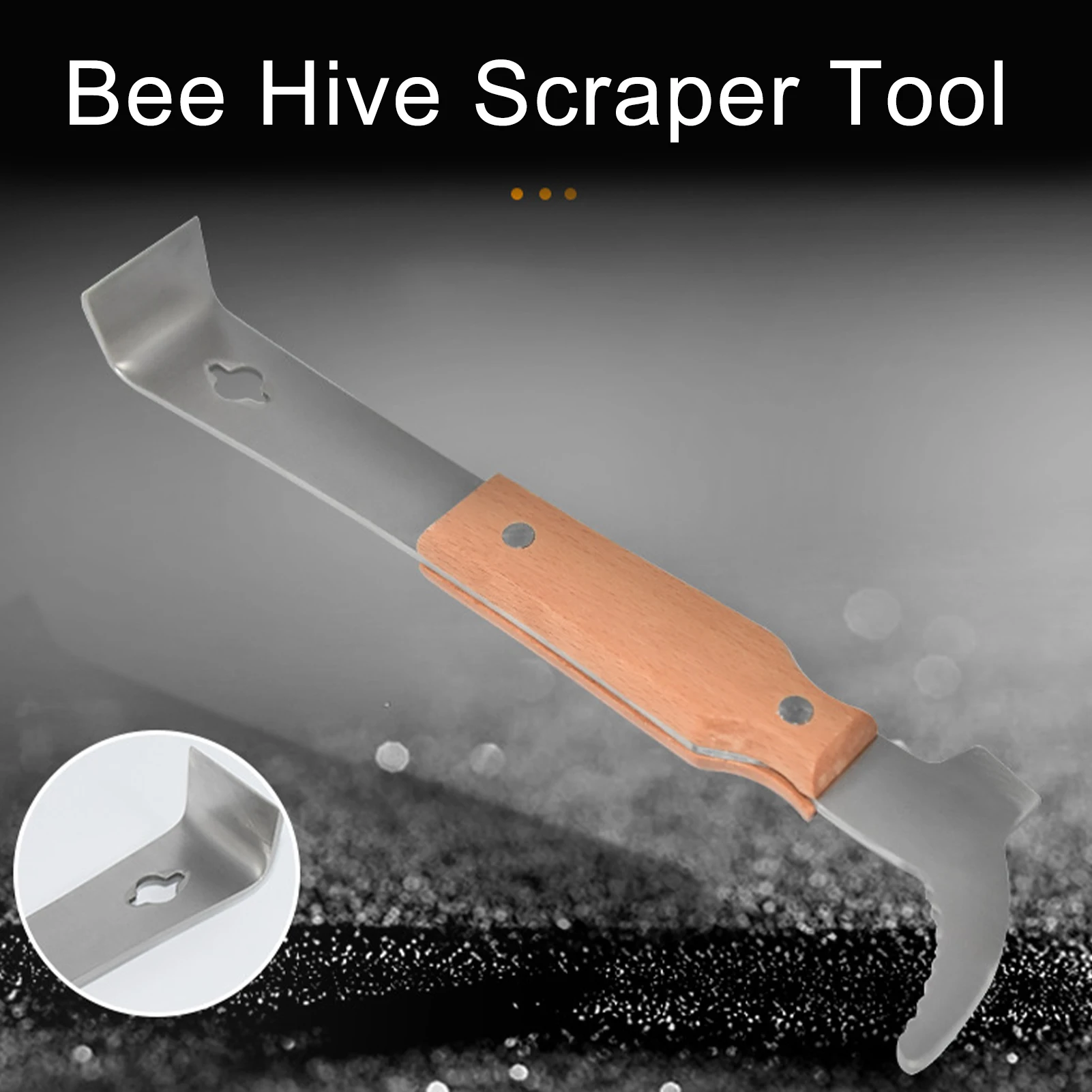 Bee Hive Tool Bee Scraper For Beekeeper Honey Taking Out J-hook Scraper Beekeeping Tools For Apiculture Beekeeper Uncapping