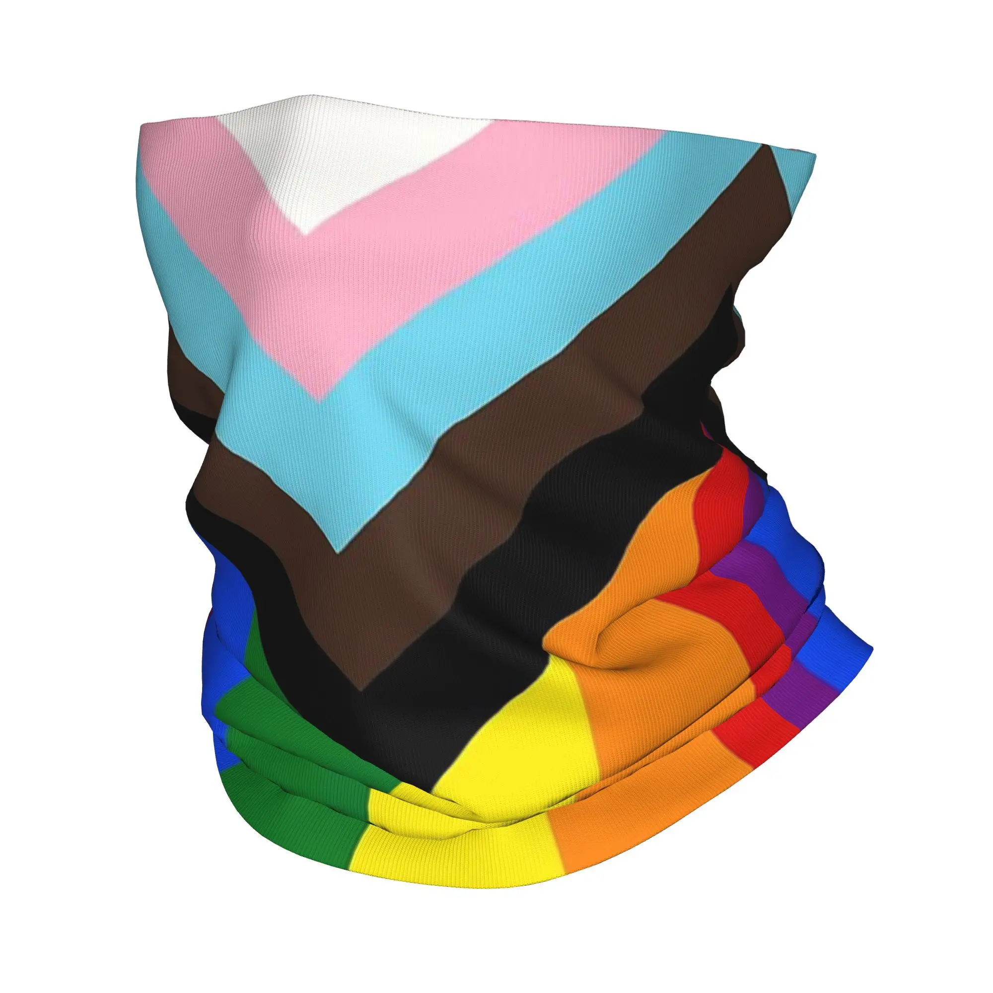 

Бандана с флагом Прогресса Гордости, чехол на шею с принтом ЛГБТ, Радужный волшебный шарф, многофункциональная маска для лица, спорт на открытом воздухе, унисекс, для взрослых, зима