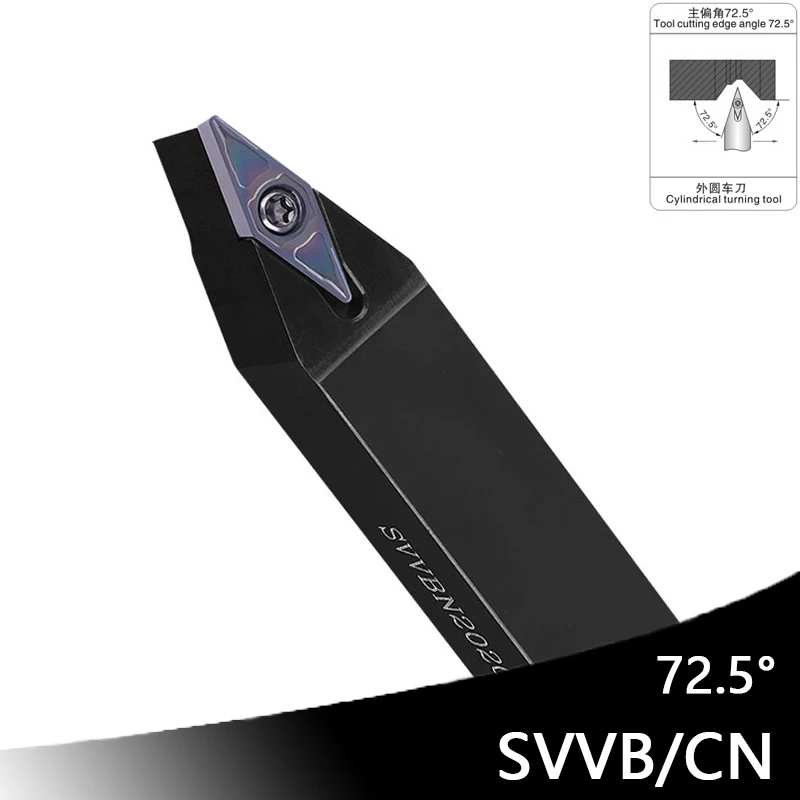 SVVBN SVVCN 1010H11 12 h11 1616 h11 2020 k11 2525 m16 muslimah portautensili per tornitura esterna utilizzare inserti VBMT VCMT