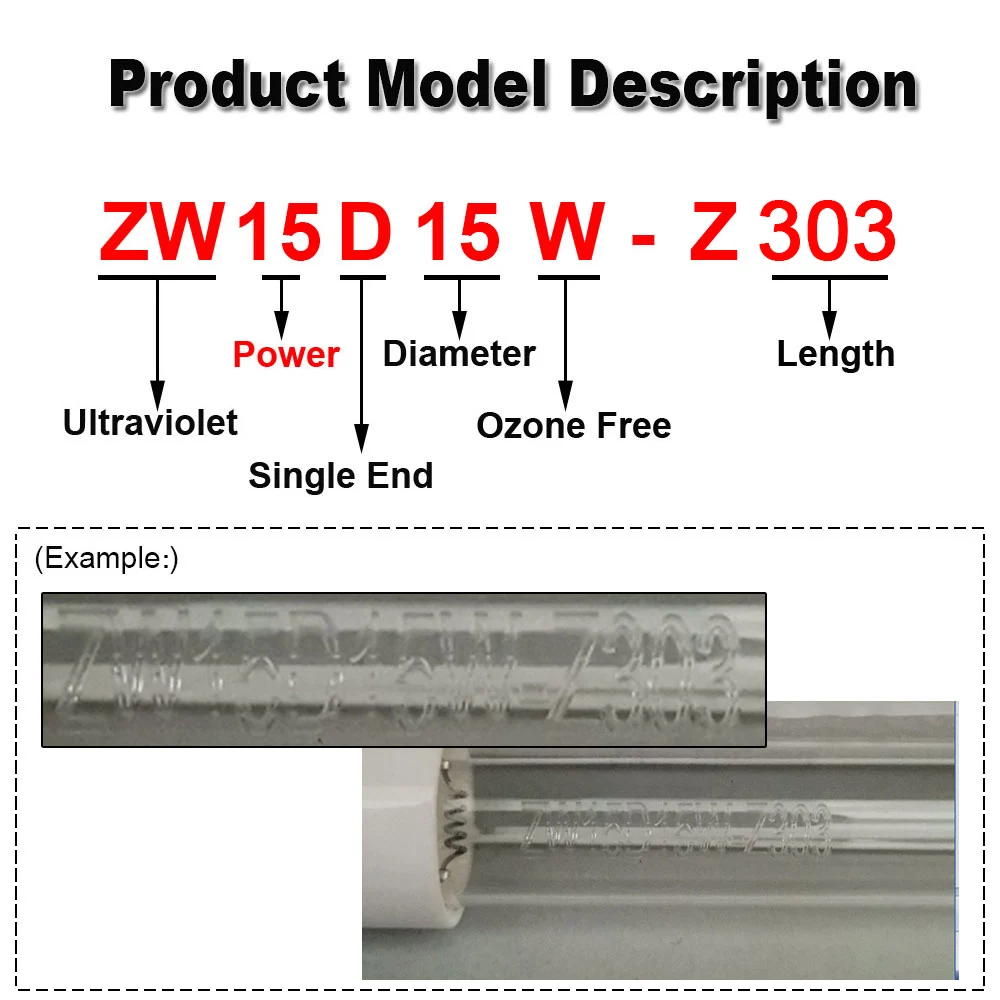 1pcs G10q UV Lamp Ultraviolet Light Filter 6W 8W 10W 15W 17W LED Tube Bactericidal Lamp