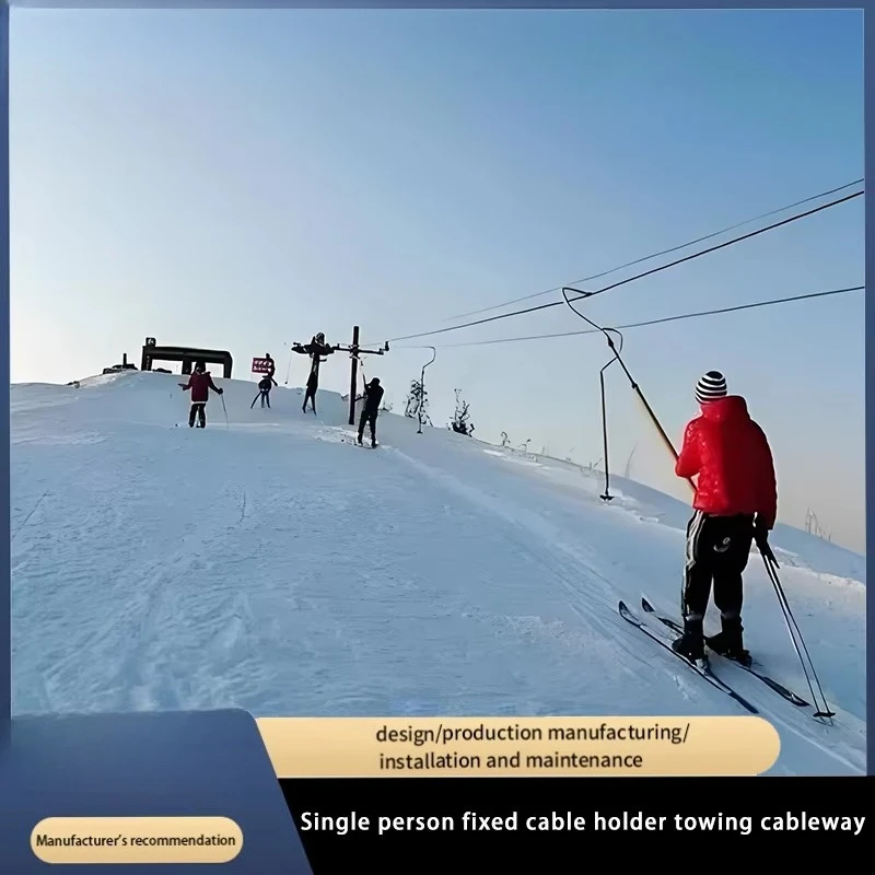 Reliable Steel Chairlift for Ski Resorts Commercial Use Weather-Resistant Durable Comfortable Seating for Beginner
