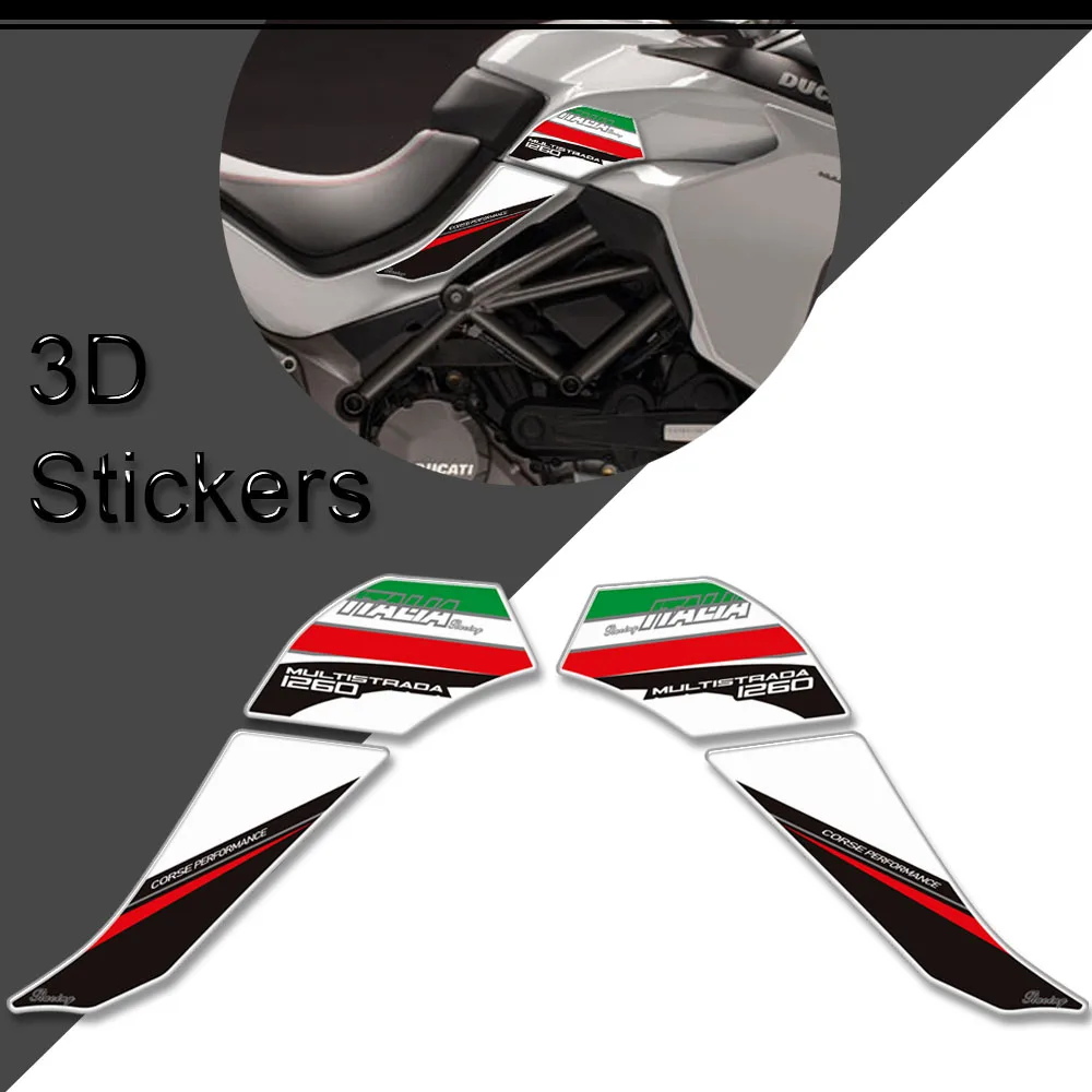 

For Ducati MULTISTRADA 1260 S 1260S Stickers Decals Tank Pad Grips Gas Fuel Oil Kit Knee Protector