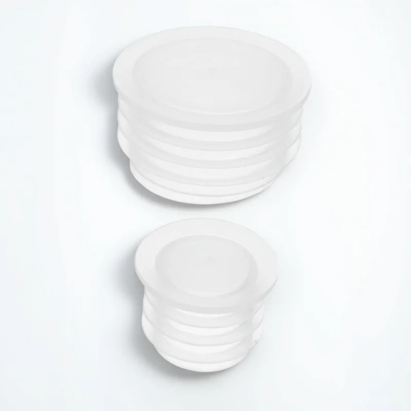 

200Pcs Plastic Bottle Caps Leak-Proof Reusable Jar Lids Replacement Milk Bottle Caps for Daily Use Home Storage